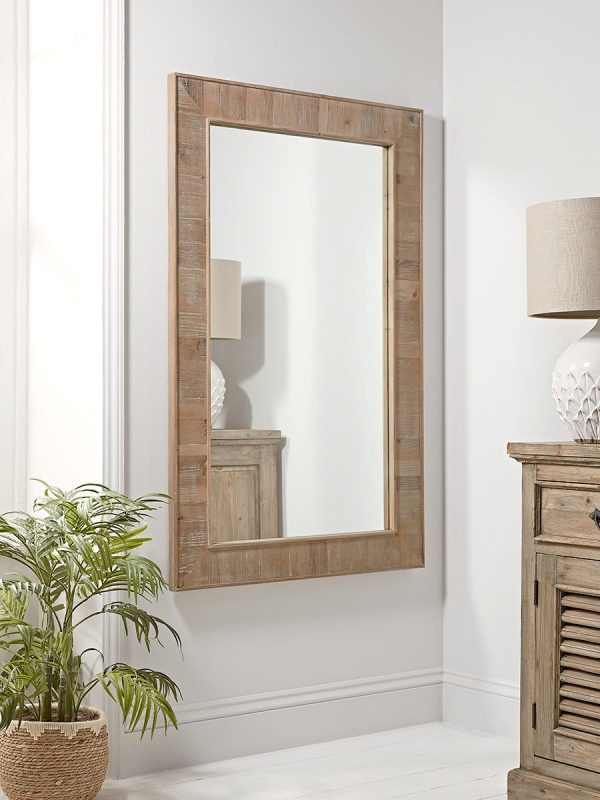 Reclaimed Oak Full Length Mirror Colours123